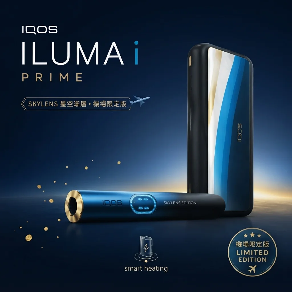 IQOS ILUMA i PRIME SkyLens 天際藍旗艦主機